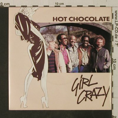Hot Chocolate: Girl Crazy/Bed Games, RAK(008-64 760), D, 1982 - 7inch - T3627 - 2,50 Euro
