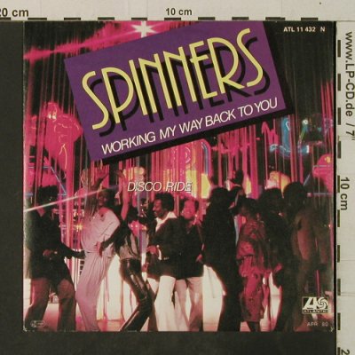 Spinners: Working My Way Back To You/Disco Ri, Atlantic(11 432 N), D, 1979 - 7inch - T3726 - 3,00 Euro