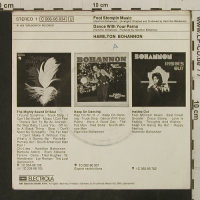Bohannon,Hamilton: Foot Stompin Music, m-/vg+, EMI(C 006-96 834), D, 1975 - 7inch - T3798 - 2,00 Euro
