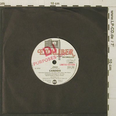 Candido: Jingo/Dancin' & Prancin, Lim Ed., Excaliber, DJ-Stol(EXC 102), UK,LC, 1979 - 7inch - T4085 - 7,50 Euro