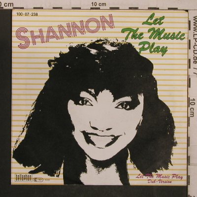 Shannon: Let The Music Play  / Dub Version, Bellaphon(100-07-238), D, 1983 - 7inch - T5461 - 2,50 Euro