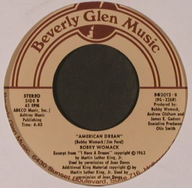 Womack,Bobby and Patti Labelle: Love Has Finally Come At Last/Ameri, Beverly Glen Music(BG 2012), NoCover,  - 7inch - T5544 - 4,00 Euro