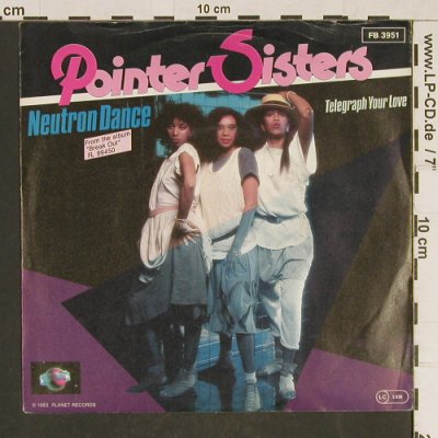 Pointer Sisters: Neutron Dance, Planet(FB 3951), D, 1983 - 7inch - T559 - 2,00 Euro