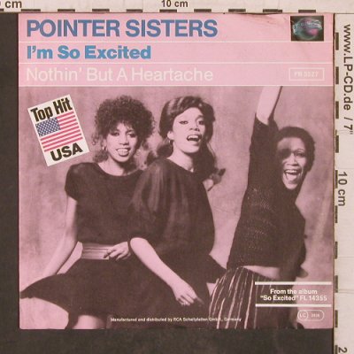 Pointer Sisters: I'm So Excited / Nothin'But A Heart, Planet(FB 3327), D, m-/vg+, 1982 - 7inch - T5644 - 3,00 Euro