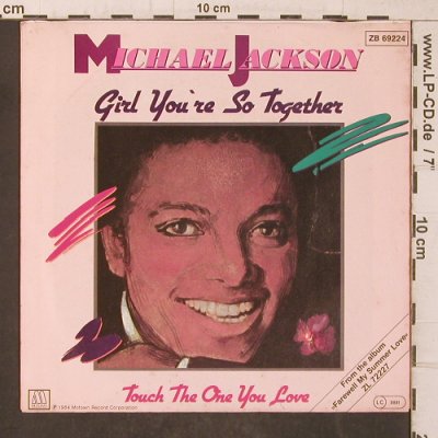 Jackson,Michael: Girl You're So together, Motown(ZB 69224), D, 1984 - 7inch - T5653 - 3,00 Euro
