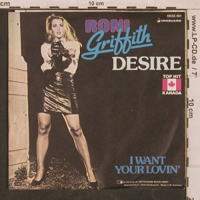 Griffith,Roni: Desire / I Want Your Lovin', Vanguard(0032.101), D, 1982 - 7inch - T5747 - 4,00 Euro