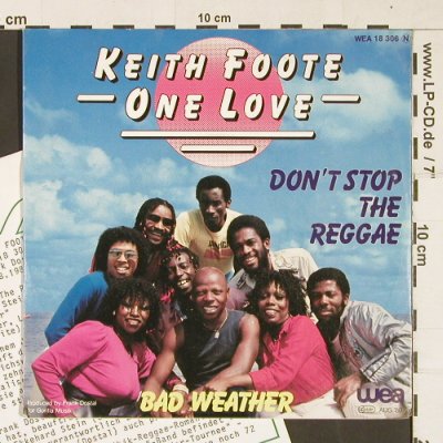 Foote,Keith One Love: Don't Stop The Reggae, WEA(18 306), D, 1980 - 7inch - S9806 - 3,00 Euro