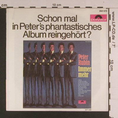 Rubin,Peter: Wir sitzen beide am selben Feuer, Polydor(2041 075), D, 1970 - 7inch - S7785 - 2,50 Euro