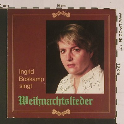 Boskamp,Ingrid-Walter Wieben,Klav.: singt Weihnachtslieder, Peter Cornelius op.8(66.10 226-01), D,  - 7inch - S7872 - 4,00 Euro