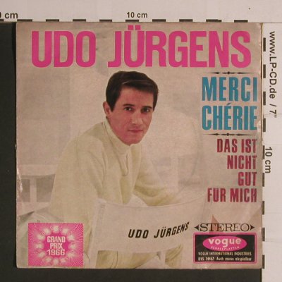 Jürgens,Udo: Merci Cherie / Das Ist Nicht Gut Fü, Vogue(DVS 14467), D, vg+/vg+, 1966 - 7inch - S8226 - 4,00 Euro