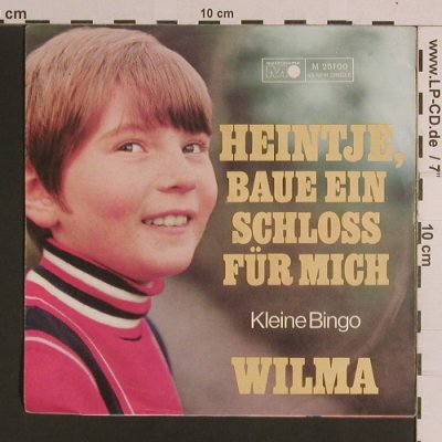 Wilma: Heintje,Baue Ein Schloss Für Mich, Metronome(M 25 100), D,vg+/m-, 1968 - 7inch - S8272 - 2,50 Euro