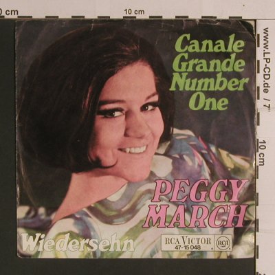 March,Peggy: Canale Grande Nr.1 / Wiedersehn, RCA Victor(47-15 048), D,m-/vg+,  - 7inch - S8293 - 3,00 Euro