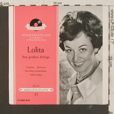 Lolita: Ihre Größten Erfolge, Polydor(76522), D,  - EP - S8385 - 4,00 Euro