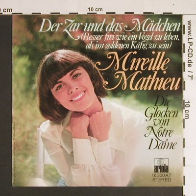 Mathieu,Mireille: Der Zar und das Mädchen, Ariola(16 300 AT), D, 1975 - 7inch - S8507 - 2,00 Euro