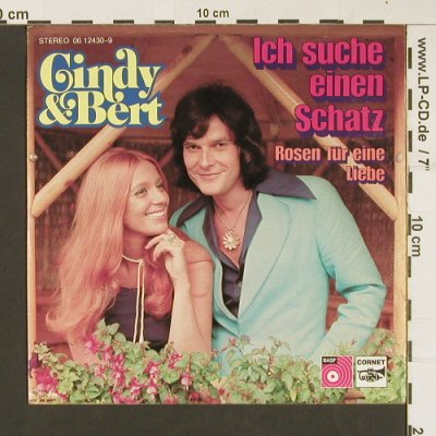 Cindy & Bert: Ich suche einen Schatz, BASF / Cornet(06 12430-9), D, 1975 - 7inch - S8870 - 2,50 Euro