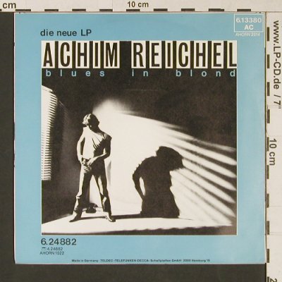 Reichel,Achim: Ich hab von Dir Geträumt, Ahorn(6.13380 AC), D, 1982 - 7inch - S9412 - 3,00 Euro