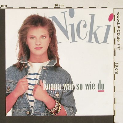 Nicki: Koana war so wie du, Piccobello(111971-100), D, 1988 - 7inch - S9972 - 2,50 Euro