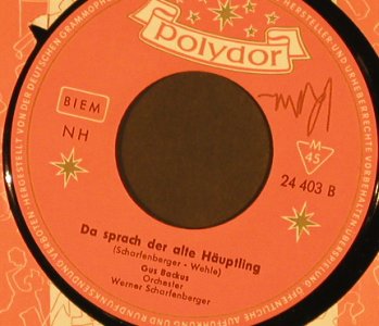 Backus,Gus: Wooden Heart/Da sprach der alte Häu, Polydor(24 403), D, wol, 1960 - 7inch - S9975 - 3,00 Euro