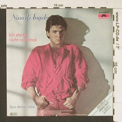 De Angelo,Nino: Ich sterbe nicht nochmal, Polydor(810 616-7), D, 1983 - 7inch - S9995 - 2,00 Euro