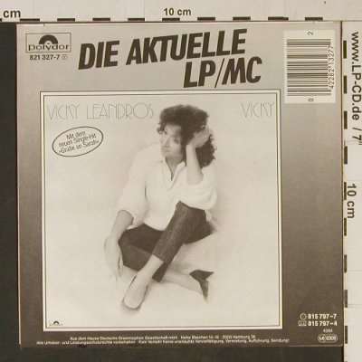 Leandros,Vicky: Ich hab' noch ein paar Tränen..., Polydor(821 327-7), D, 1984 - 7inch - T1052 - 2,00 Euro