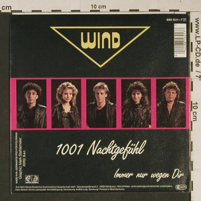 Wind: 1001 Nachtgefühl, Jupiter(885 621-7), D, 1987 - 7inch - T1054 - 2,00 Euro