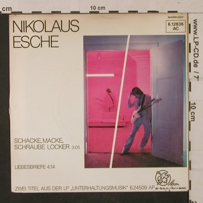 Esche,Nikolaus: Schacke,Macke,Schraube Locker, Ahorn(6.12836 AC), D, m-/vg+, 1980 - 7inch - T1220 - 3,00 Euro