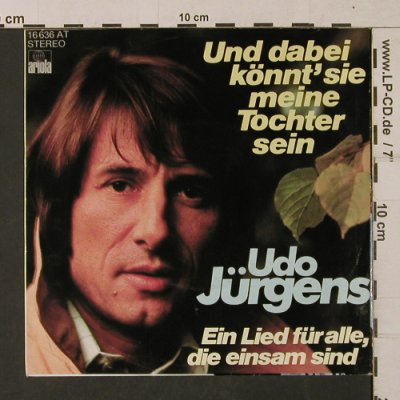 Jürgens,Udo: Ein Lied für alle die einsam sind, Ariola(16 636 AT), D, 1975 - 7inch - T1241 - 3,00 Euro