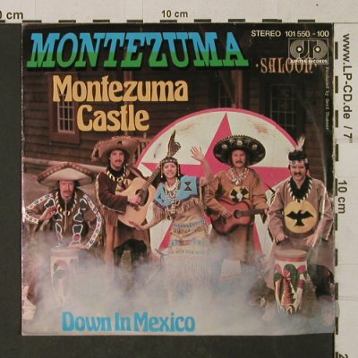 Montezuma: Montezuma Castle / Down in Mexico, Jupiter(101 550-100), D, m-/vg+, 1980 - 7inch - T1387 - 2,00 Euro