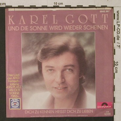 Gott,Karel: Und die Sonne wird wieder scheinen, Polydor(2042 367), D, 1981 - 7inch - T1424 - 2,50 Euro
