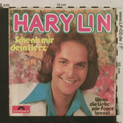 Harylin: Schenk mir dein Herz/Wenn die Liebe, Polydor(2041 674), D, m-/vg+, 1975 - 7inch - T2371 - 2,50 Euro