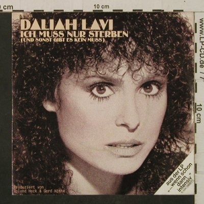 Lavi,Daliah: Ich muss nur Sterben / Klischee, EMI(1468176), D, 1983 - 7inch - T2423 - 3,00 Euro