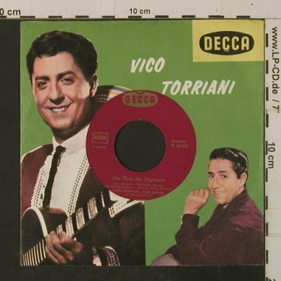Torriani,Vico: Herz d. Zigeuners/Ave Maria NoMorro, Decca,FLC(D 19 028), D, vg+/m-,  - 7inch - T2468 - 2,00 Euro