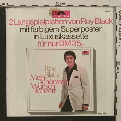 Black,Roy: Für Dich allein/Unendl.ist dieLiebe, Polydor(2041 110), D, 1970 - 7inch - T2891 - 2,00 Euro