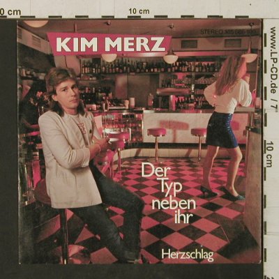 Merz,Kim: Der Typ neben ihr / Herzschlag, Coconut(105 666), D, 1983 - 7inch - T3064 - 2,00 Euro