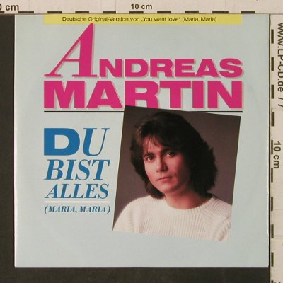 Martin,Andreas: Du bist alles / Nachtblind, EMI(14 7242 7), D, 1987 - 7inch - T3113 - 2,00 Euro