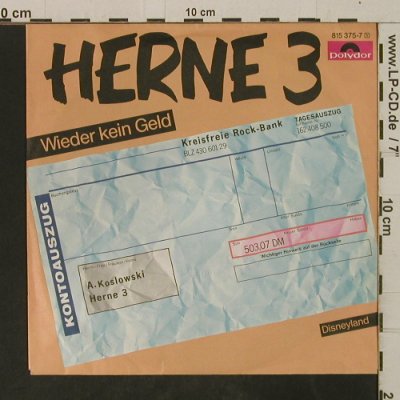 Herne 3: Wieder kein Geld / Disneyland, Polydor(815 375-7), D, 1983 - 7inch - T3294 - 3,00 Euro