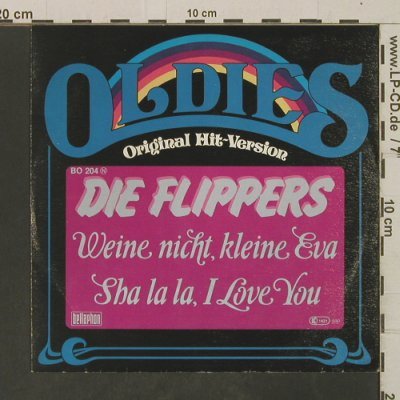 Flippers: Weine Nicht Kleine Eva, Bellaphon(BO 204), D, Ri, 1970 - 7inch - T3298 - 2,00 Euro