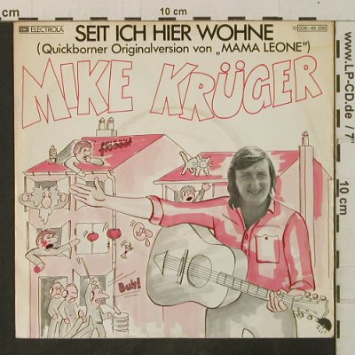 Krüger,Mike: Seit ich hier wohne / Der Parksong, EMI(006-45 356), D, 1979 - 7inch - T3382 - 3,00 Euro