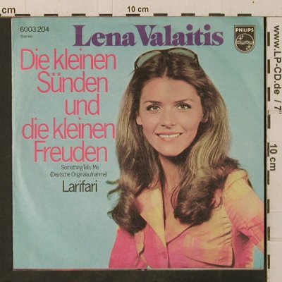 Valaitis,Lena: Die Kleinen Sünden Und Die Klein..., Philips(6003 204), D,  - 7inch - T3386 - 2,00 Euro