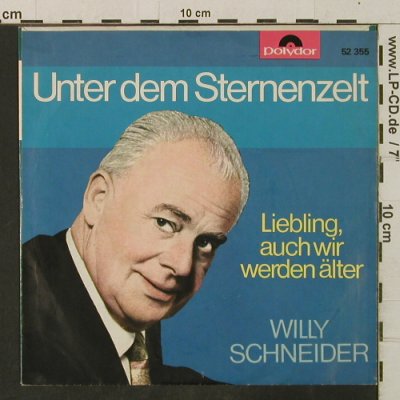 Schneider,Willy: Unter dem Sternenzelt, Polydor(52 355), D, 1964 - 7inch - T3416 - 2,50 Euro
