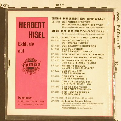 Hisel,Herbert: Der Kegelbruder/Der Feuerwehrmann, Tempo(EP 4266), D,  - EP - T353 - 3,00 Euro