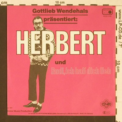 Wendehals,Gottlieb: Herbert, Metronome(0030.228), D, 1979 - 7inch - T363 - 2,00 Euro