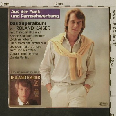 Kaiser,Roland: Wohin gehst du, Hansa(104 090-100), D, 1982 - 7inch - T3678 - 2,00 Euro