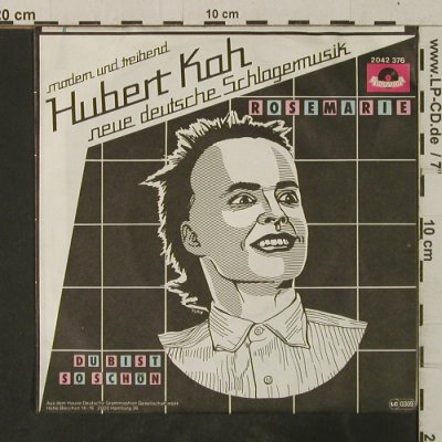 Hubert Kah: Rosemarie, Polydor(2042376), D, 1982 - 7inch - T3691 - 2,50 Euro