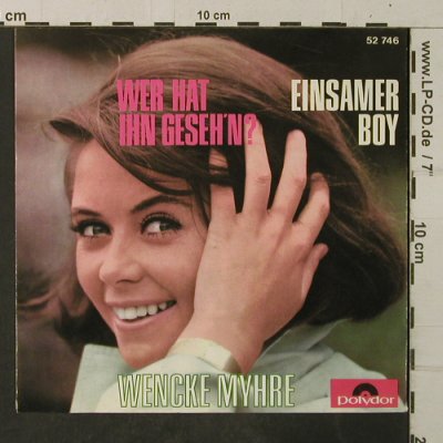 Myhre,Wencke: Wer hat ihn geseh'n?-Cover Only, Polydor(52 746), D,  - Cover - T3888 - 2,50 Euro