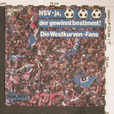 Westkurven-Fans, die: HSV-ja der gewinnt bestimmt, Metronome(813 680-7 ME), D, 1983 - 7inch - T4159 - 3,00 Euro