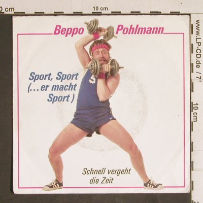 Pohlmann,Beppo: Sport,Sport(..er macht Sport), Teldec(6.14823 AC), D,vg+/vg+, 1987 - 7inch - T4318 - 2,50 Euro