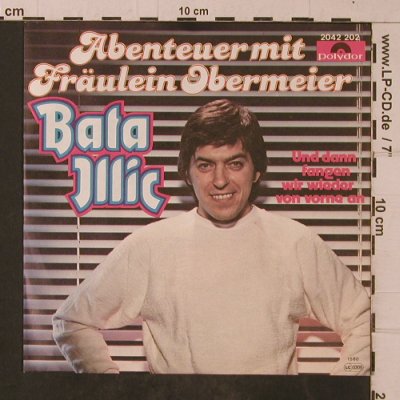 Illic,Bata: Abenteuer mit Fräulein Obermeier, Polydor(2042 202), D, 1980 - 7inch - T4722 - 2,50 Euro