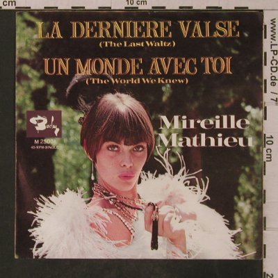 Mathieu,Mireille: La Derniere Valse- R-Stamp oL., Barclay(M 25001), D,  - 7inch - T4844 - 2,50 Euro