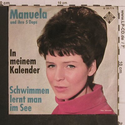 Manuela und ihre 5 Dops: In meinem Kalender, Only Cover, Telefunken(U 55 778), D,  - Cover - T5065 - 3,00 Euro